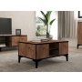 HANAH HOME Sto za dnevnu sobu Cide Atlantic Pine Black - slika 1