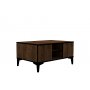 HANAH HOME Sto za dnevnu sobu Gediz Walnut Black - slika 3