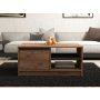 HANAH HOME Sto za dnevnu sobu Kaya Atlantic Pine Anthracite - slika 2