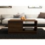 HANAH HOME Sto za dnevnu sobu Ongu Walnut Anthracite - slika 3