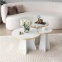 HANAH HOME Sto za dnevnu sobu Mushroom Gold White v2 - slika 4