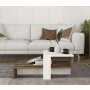 HANAH HOME Sto za dnevnu sobu Chain White Walnut - slika 2