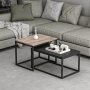 HANAH HOME Sto za dnevnu sobu Leka Black - slika 3