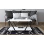 HANAH HOME Sto za dnevnu sobu Lara Anthracite White - slika 2