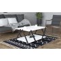 HANAH HOME Sto za dnevnu sobu Lara Anthracite White - slika 1