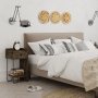 HANAH HOME Noćni stočić Cactus Left Dark Brown - slika 1