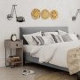 HANAH HOME Noćni stočić Cactus Left Light Brown - slika 1