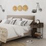 HANAH HOME Noćni stočić Cactus Right Dark Brown - slika 2