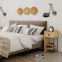 HANAH HOME Noćni stočić Cactus Right Oak - slika 1