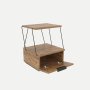 HANAH HOME Noćni stočić Tekoba Pine - slika 2