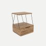 HANAH HOME Noćni stočić Tekoba Pine - slika 1