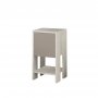 HANAH HOME Noćni stočić Ema White Light Mocha - slika 3