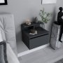 HANAH HOME Noćni stočić Alice Anthracite - slika 2