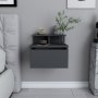 HANAH HOME Noćni stočić Alice Anthracite - slika 1