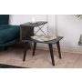 HANAH HOME Noćni stočić Cross Dark Brown - slika 2