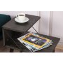 HANAH HOME Noćni stočić Cross Dark Brown - slika 4