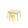 HANAH HOME Table and Chair Yellow Sto i stolica za decu - slika 2