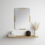 HANAH HOME Ogledalo Pera Mirror Gold - slika 5