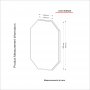 HANAH HOME Ogledalo Lost Walnut - slika 5