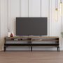 HANAH HOME TV polica Istanbul 2 WalnutAnthracite - slika 2