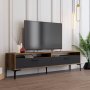 HANAH HOME TV polica Istanbul 2 WalnutAnthracite - slika 3