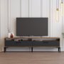 HANAH HOME TV polica Istanbul 2 WalnutAnthracite - slika 1