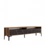 HANAH HOME TV polica Istanbul 2 WalnutBlack Marble - slika 5