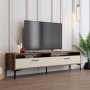 HANAH HOME TV polica Istanbul 2 WalnutCream - slika 3