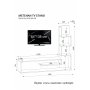 HANAH HOME TV polica Metehan White Cordoba - slika 4