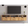 HANAH HOME TV polica Denoya 3 Kapakli Atlantic Pine - slika 2