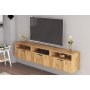 HANAH HOME TV polica Denoya 3 Kapakli Atlantic Pine - slika 4