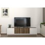 HANAH HOME TV polica Bonnel White Walnut - slika 2