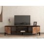 HANAH HOME TV polica Begi Atlantic Pine Black - slika 2