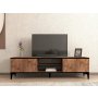 HANAH HOME TV polica Begi Atlantic Pine Black - slika 3