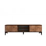 HANAH HOME TV polica Begi Atlantic Pine Black - slika 5