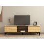 HANAH HOME TV polica Donat Sapphire Oak Black - slika 3