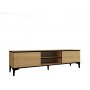 HANAH HOME TV polica Donat Sapphire Oak Black - slika 4
