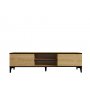 HANAH HOME TV polica Donat Sapphire Oak Black - slika 5
