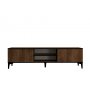 HANAH HOME TV polica Erem Walnut Black - slika 5