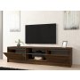 HANAH HOME TV polica Olca Walnut Anthracite - slika 2