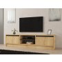 HANAH HOME TV polica Pelen Sapphire Oak Anthracite - slika 1