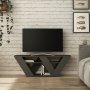 HANAH HOME TV polica Pipralla Anthracite - slika 1