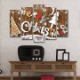 WALLXPERT Dekorativne slike 5PATNOEL 7 - slika 1