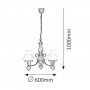 RABALUX Petronel 7078 Luster 7078 - slika 2