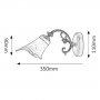RABALUX 7091 Rustic 3 Zidna lampa 7091 - slika 2