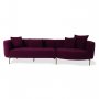 Atelier del Sofa Ugaona garnitura Macaroon Fuchsia - slika 3