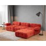 Atelier del Sofa Ugaona garnitura Doblo 3 Seater with Pouffe ( L1 O1 1R Pouffe) Red - slika 3