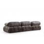 Atelier del Sofa Ugaona garnitura Bubble Corner ( L1 O1 1R Puf) Grey - slika 3
