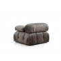 Atelier del Sofa Ugaona garnitura Bubble Corner ( L1 O1 1R Puf) Grey - slika 4