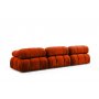 Atelier del Sofa Ugaona garnitura Bubble Corner ( L1 O1 1R Puf) Tile Red - slika 3
